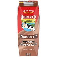 Chocolate Milk Lowfat Organic 8oz Carton