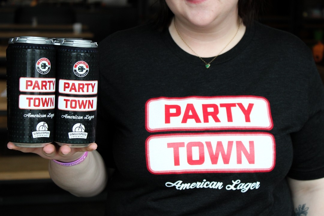 Party Town 2023 Black T-Shirt