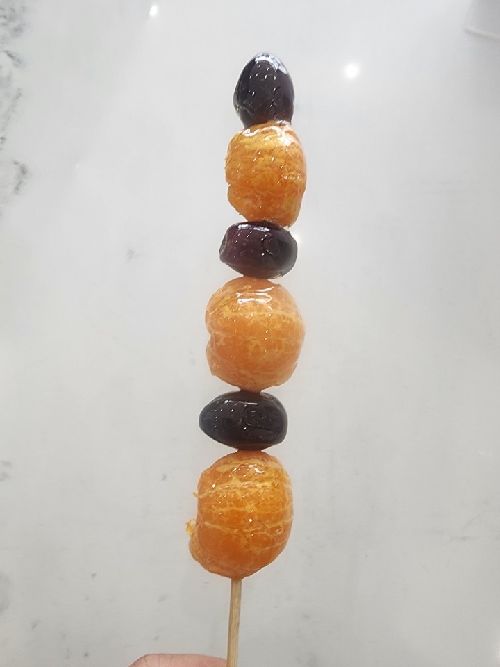 Black Grape & Mandarin Tanghulu(fresh)