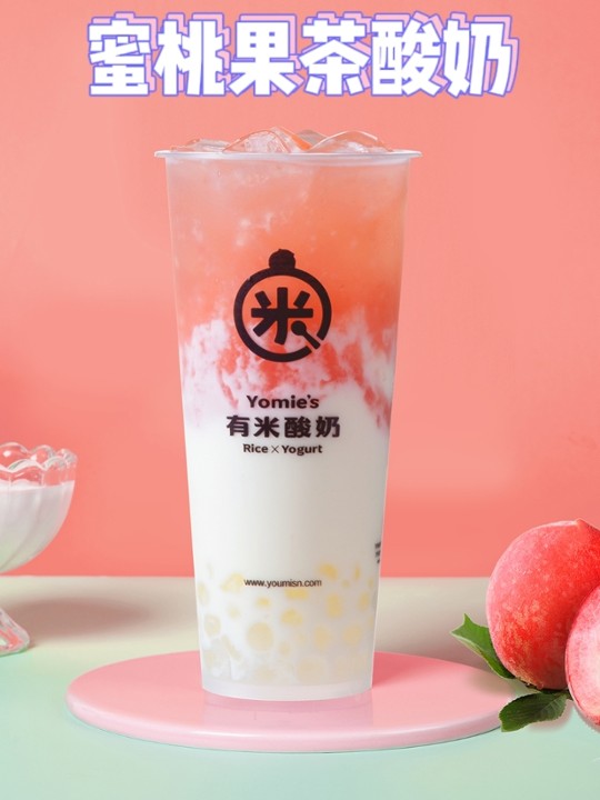 Peach Teagurt 蜜桃果茶酸奶 700ML