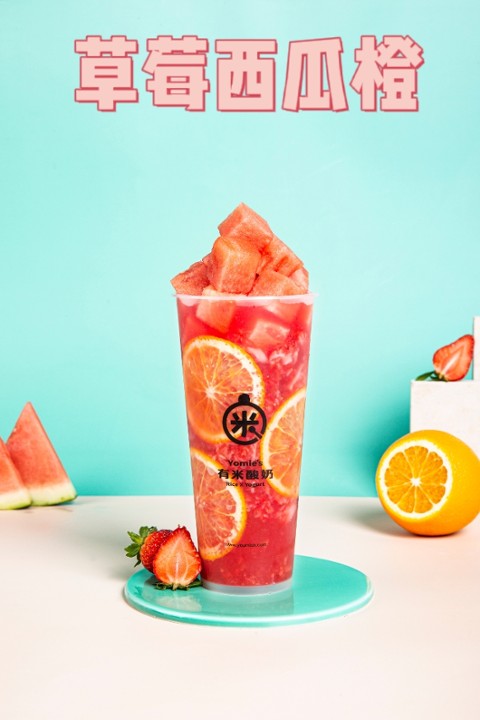 Strawberry Watermelon Orange Fruit Tea 草莓西瓜橙 700ML