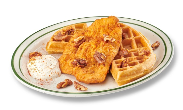 dinner chicken 'n waffles