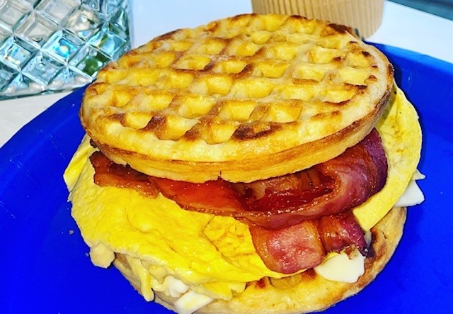 Waffle Breakfast sandwich