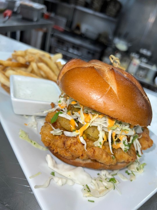 Kickin' Fried Chicken Sandwich