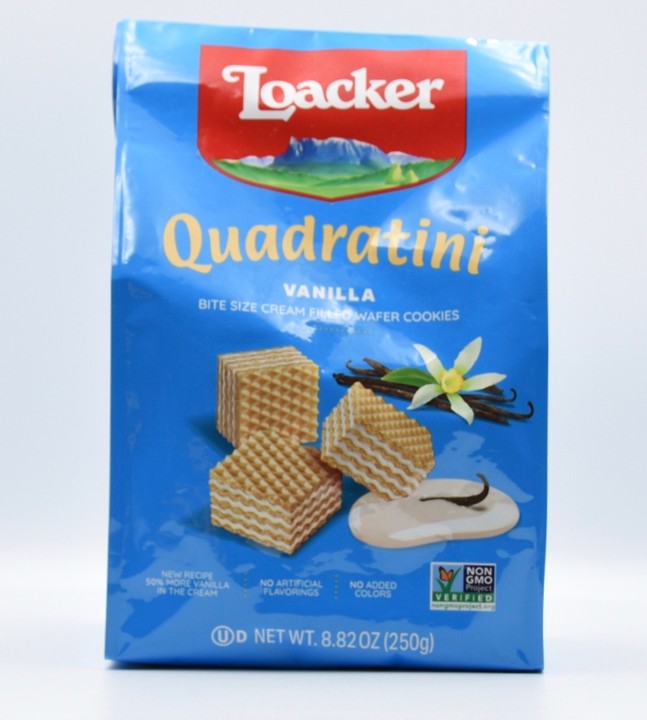 Loacker Vanilla Quadrantini 8.8 Oz