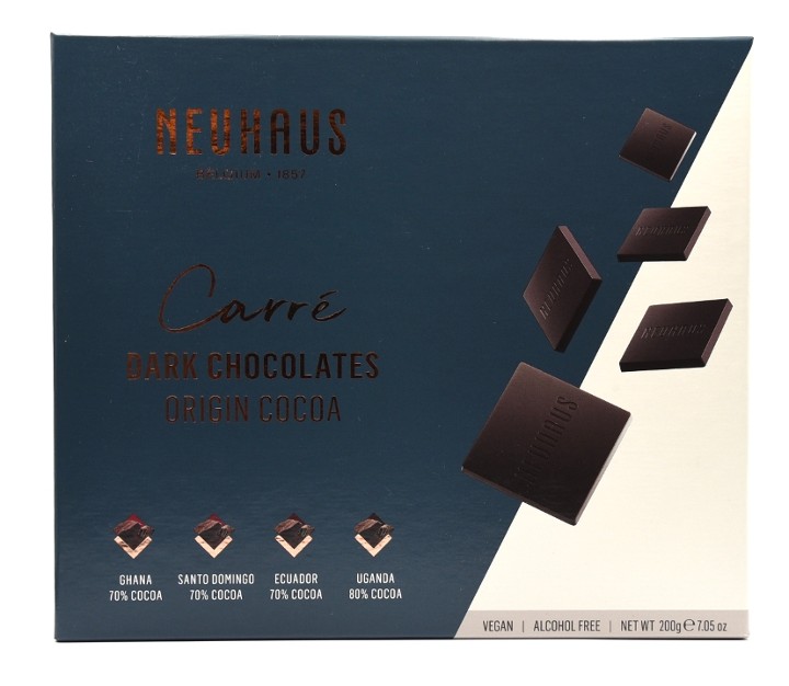 Neuhaus Carre Dark Chocolate Origin Cocoa 40pcs