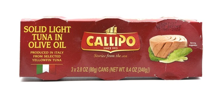 Callipo White solid Tuna in olive oil 3 pack