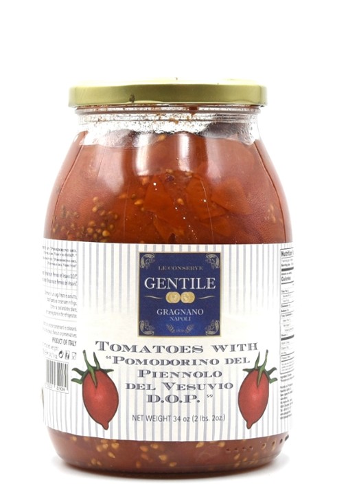 Gentile Piennolo Tomato Sauce Jar 34.2 Oz