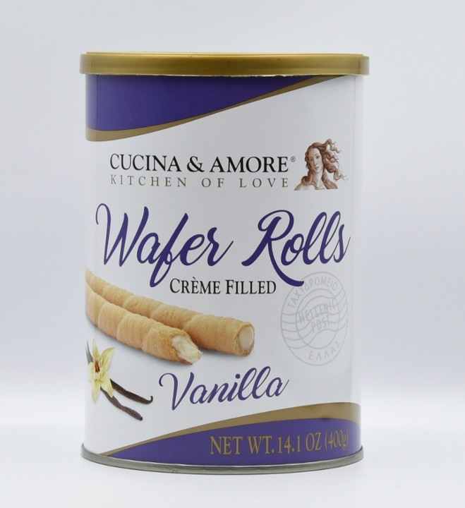 Cucina Amore Vanilla Wafer Rolls