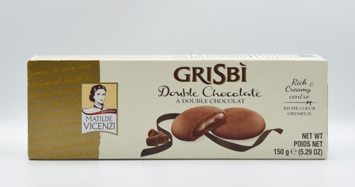 Vicenzi Grisbi Chocolate Cookies 5.29 Oz