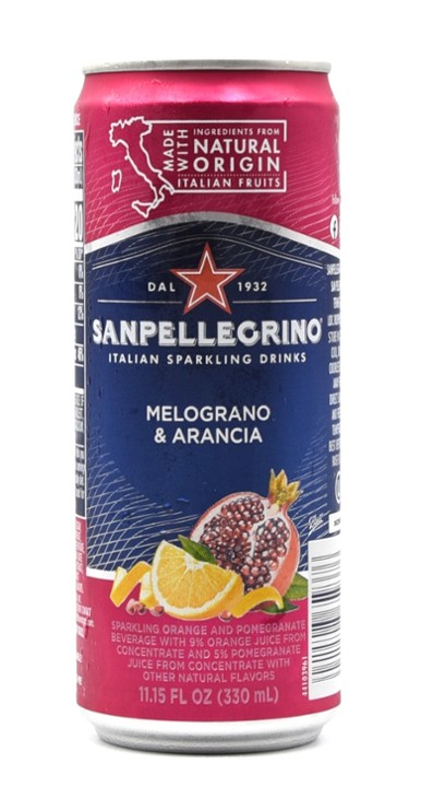 S.Pellegrino Pomegranade/Orange can
