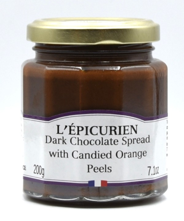 L'  Epicurean Dark Chocolate W/ Candied Orange Spread