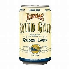 Founders Solid Gold 12oz can