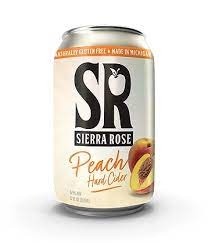 Sierra Rose Peach Cider 12oz can