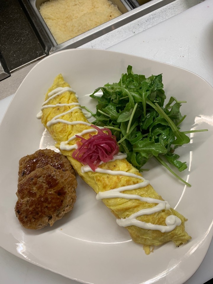 Omlette with Herbed Goat Cheese