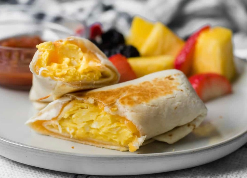 Egg & Cheese Breakfast Burrito
