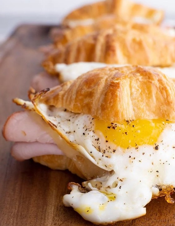 Sliced Turkey, 2 Eggs & Cheese Croissant