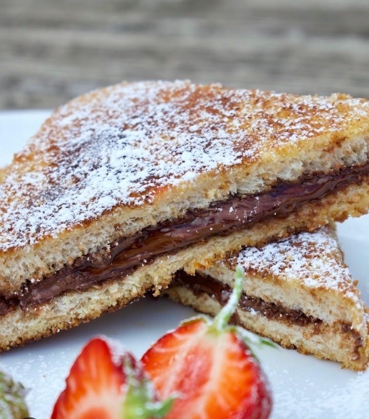 “The Overworked Mom” Nutella Stuffed French Toast