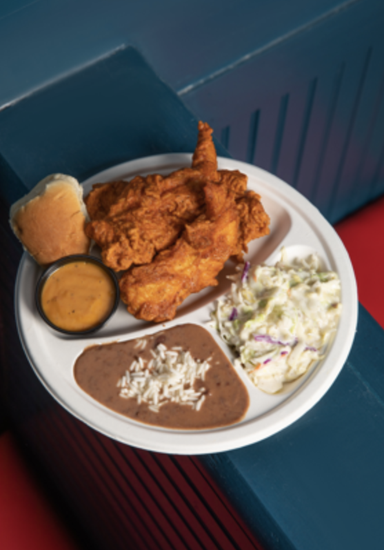 Red Bird Fried Chicken Lakeview 911 Harrison Ave. 4 TENDER PLATE