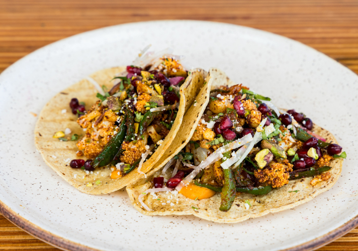 Harissa Cauliflower Tacos