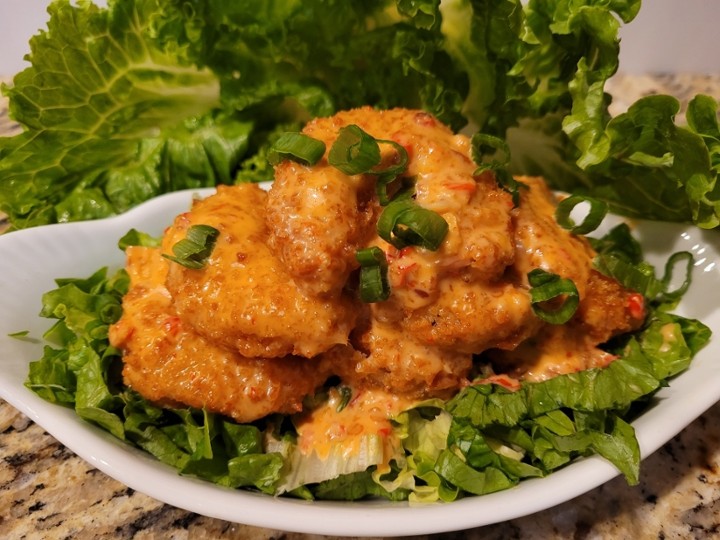 Sweet & Spicy Bang Bang Shrymp Salad