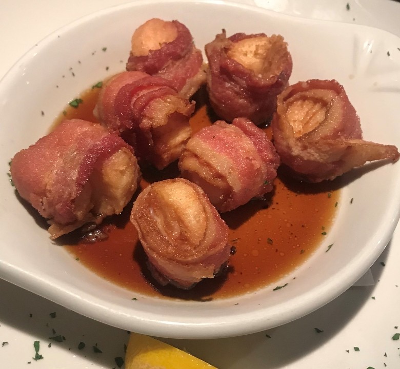 Scallops Wrapped in Bacon