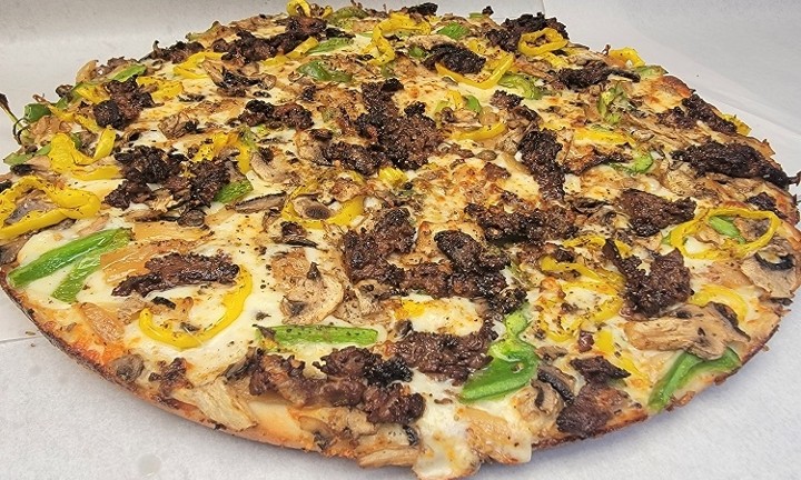 MEDIUM STEAK PIZZA