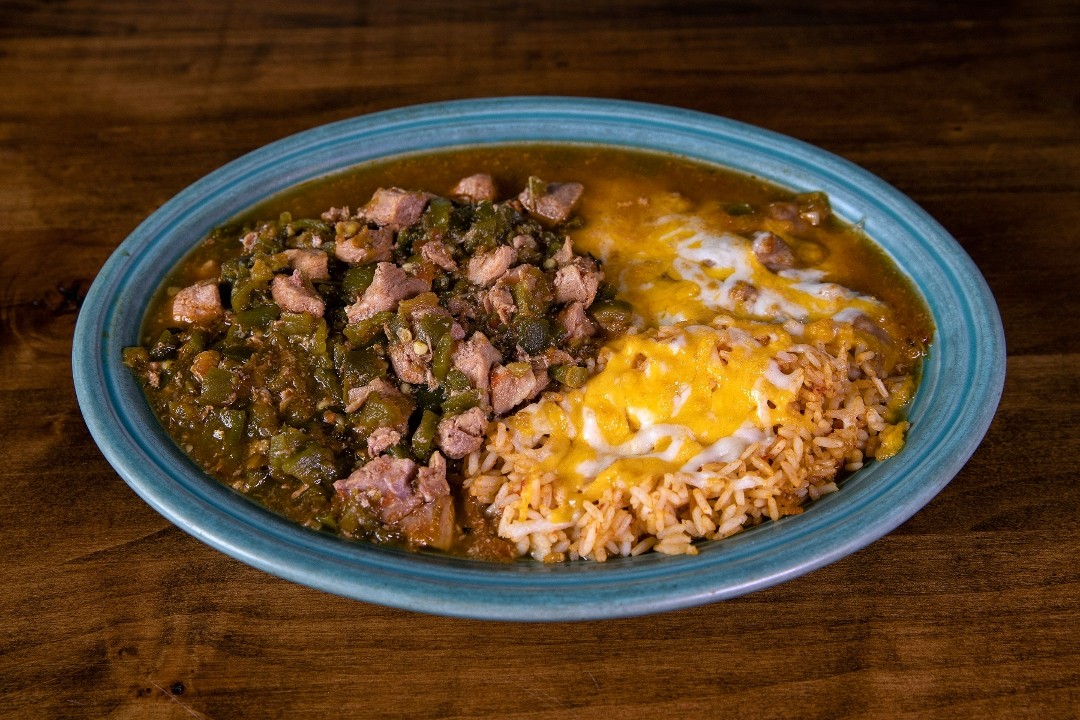#2 Chile Verde Plate