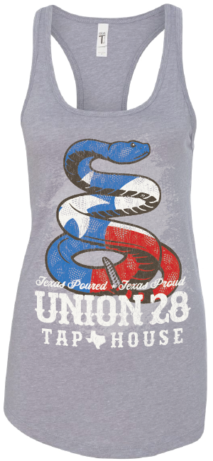 "Texas Rattler" Tank - Heather Gray