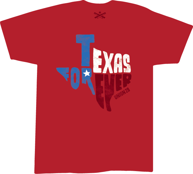 "Texas Forever" T-Shirt - Heather Red