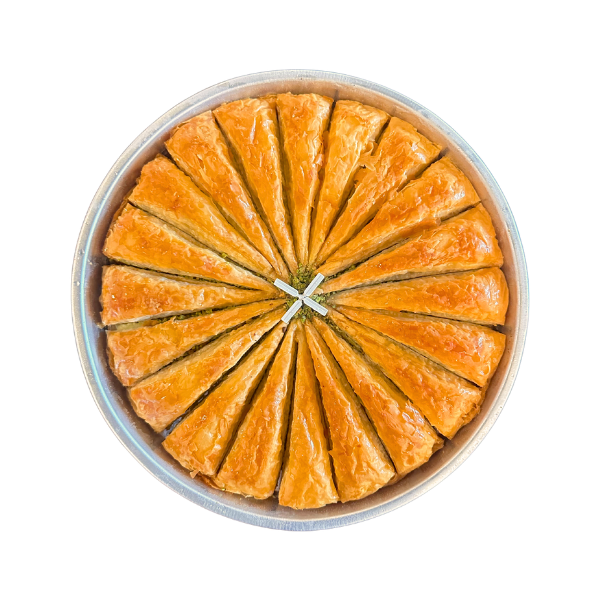 Carrot Slice Pistachio Baklava Tray (Serves 20)