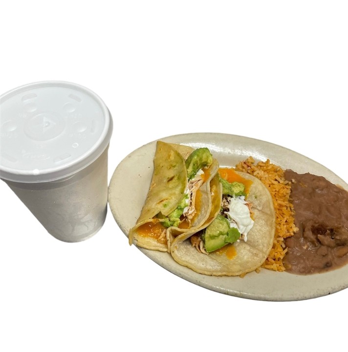 Kids Chicken Soft Tacos