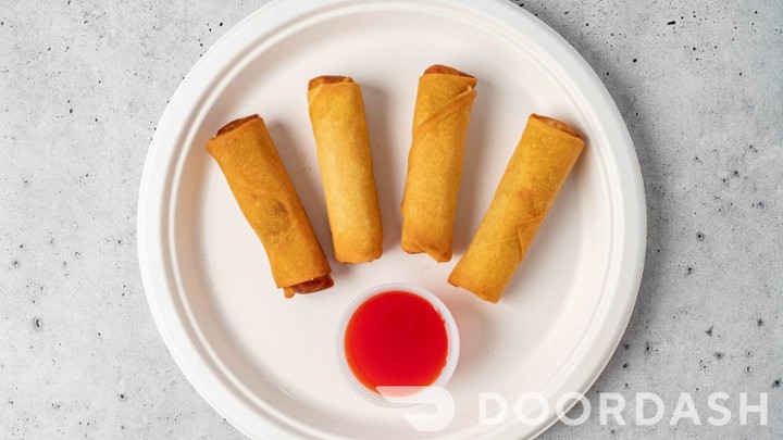 1.  春卷 Egg Rolls (4)