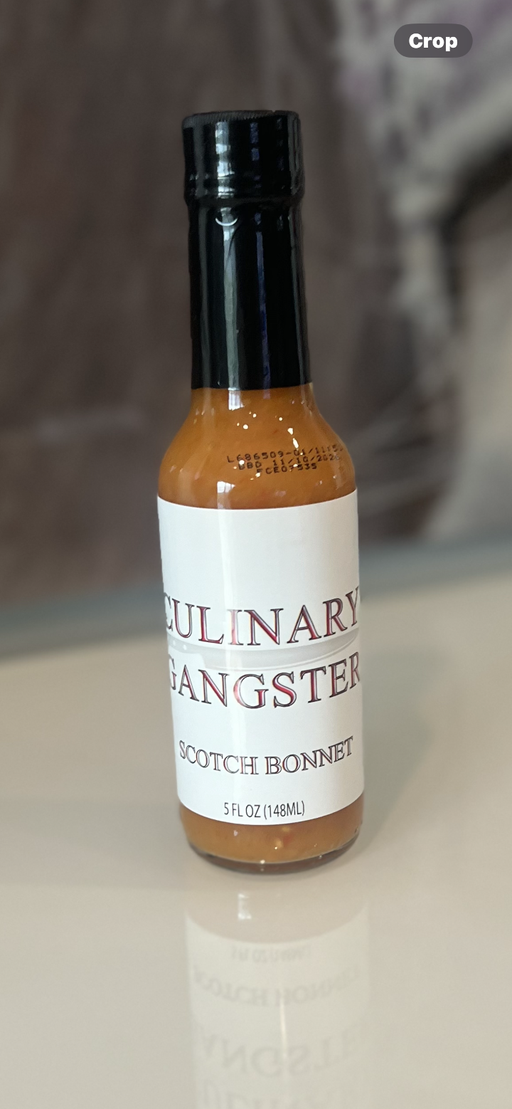 Gangster Hot Sauce Bottle 5oz