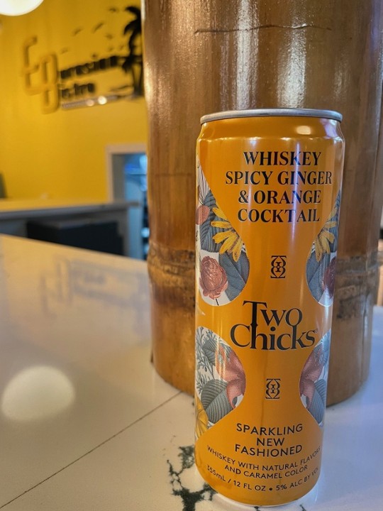 Two Chicks Whiskey Spicy Ginger & Orange