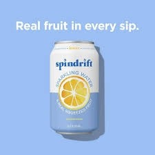 SPINDRIFT - LEMON SPARKLING WATER