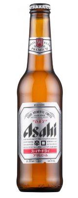 Asahi Super Dry, 11 oz Beer (5%ABV)