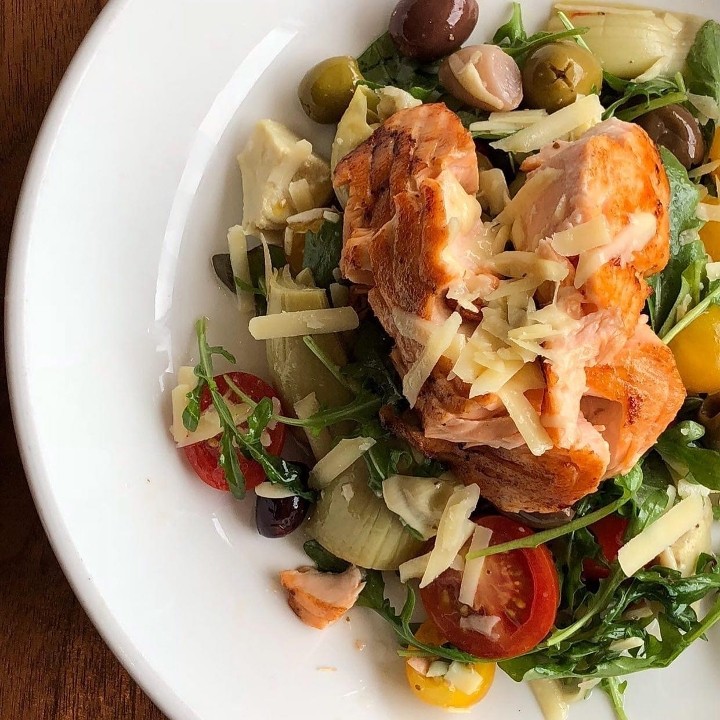 Lemon Salmon Artichoke Salad