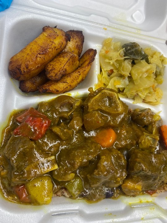 Large Curry Goat Dinner