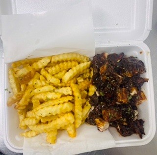 Jerk Chicken Tips W/ Fries