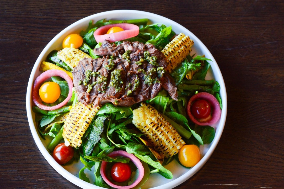 Chimichurri steak salad