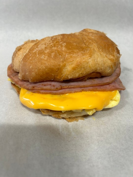 Ham, Egg and Cheese Croissant