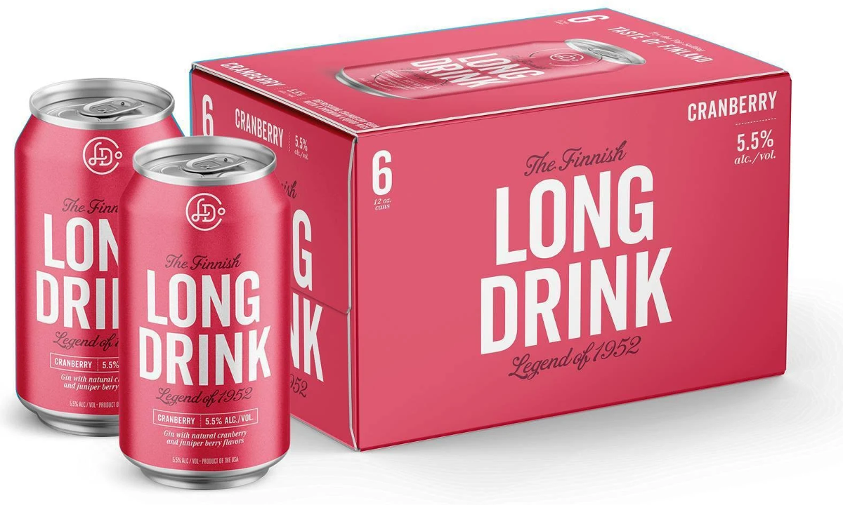 Long Drink Cranberry Can