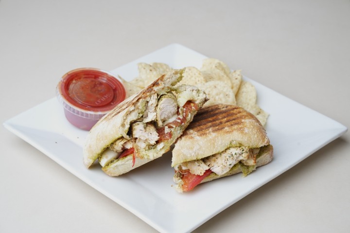 CHICKEN PESTO PANINI