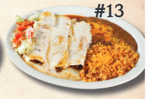 #13 Burrito Plate