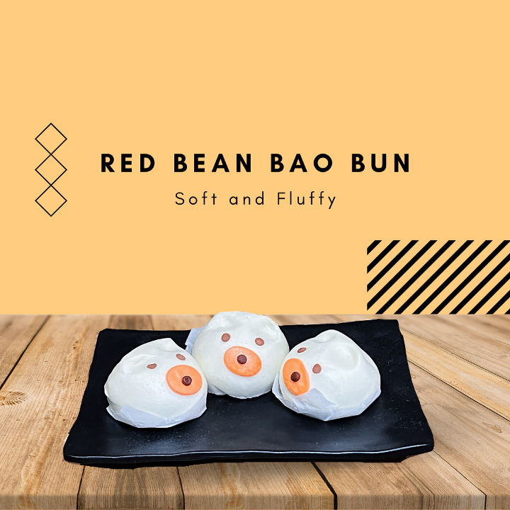 A6. Red Bean Bao Bun (3)