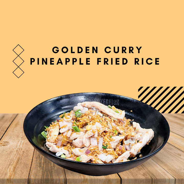 H4. Golden Curry Pineapple Fried Rice