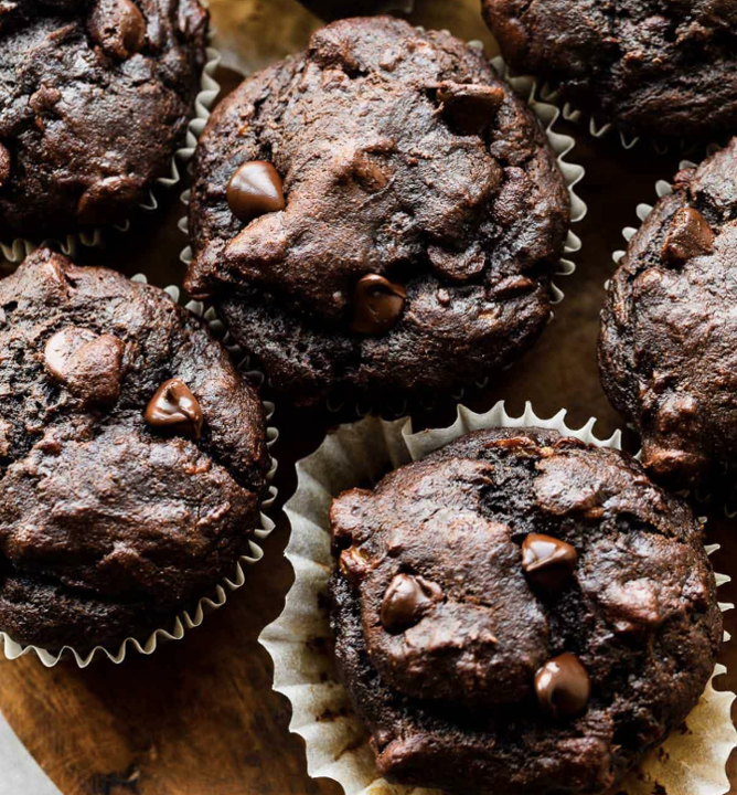 Double Chocolate Chip Muffin