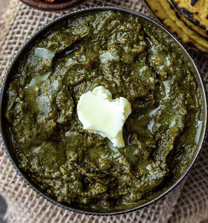 Sarson ka Saag (1 makai Roti)