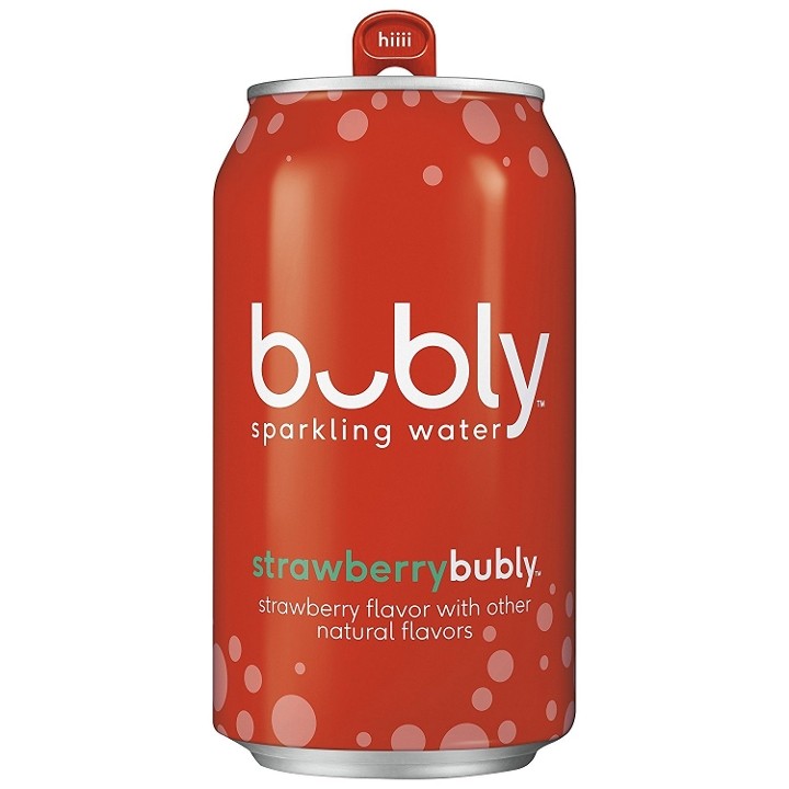 Bubly Strawberry Can